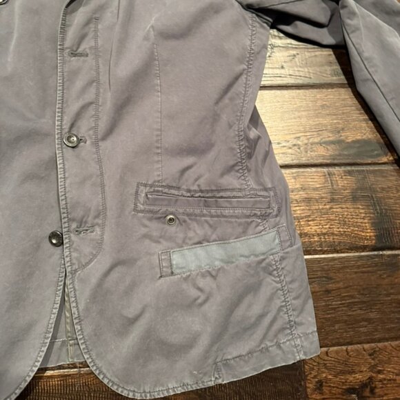 INC International Concepts Utility Jacket XL Gray Military Style, Patch Detail - Picture 7 of 10